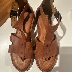 BORN Leather Sandals